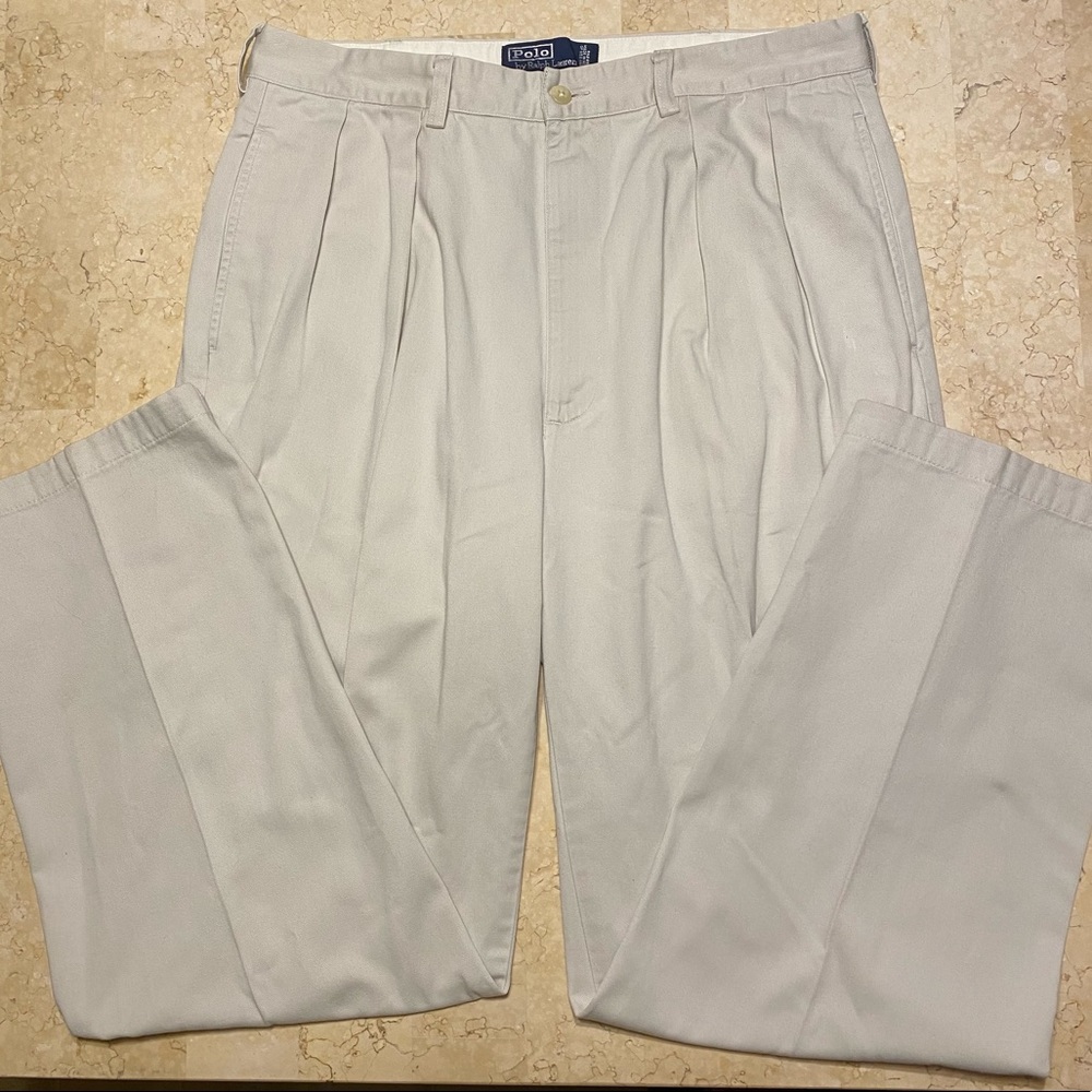 Polo Ralph Lauren Andrew chinos 36X32 light tan khaki